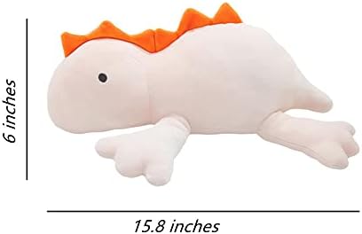 צעצוע קטיפה משוקלל של דינוזאור משוקלל, כרית בעלי חיים קטיפה בגודל 15.8 אינץ ', כרית צעצוע קריקטורה סופר רכה, מתנת יום הולדת לילדים בוגרים