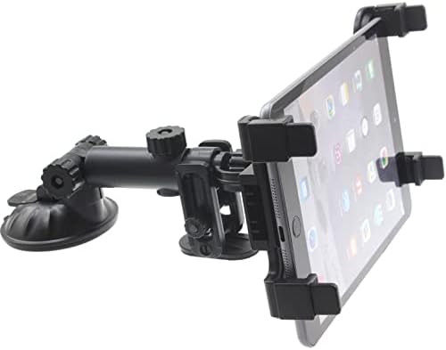 מחזיק טאבלט של מכונית רכב מקף עריסה עגינת עגינה מסתובבת טלסקופית אחיזה חזקה תואמת ל- iPad 9.7 - iPad Air - iPad Air 2 - iPad mini - ipad