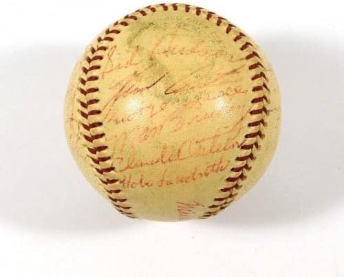 1963 סנאטורים בוושינגטון חתמו על בייסבול OAL מיקי ורנון - כדורי בייסבול חתימה