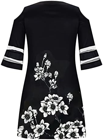 שמלה סקסית של נוקמופו לנשים במועדון המסיבות ליל קיץ צווארון V חדש מיצוב פרח שמלת שרוול קצרה נשים אופנה