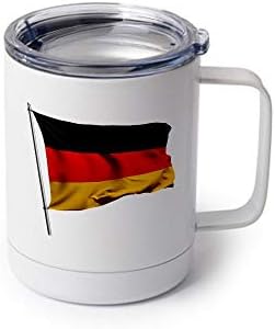 ExpressItbest בקבוק ספורט 22oz - דגל גרמניה - אפשרויות רבות