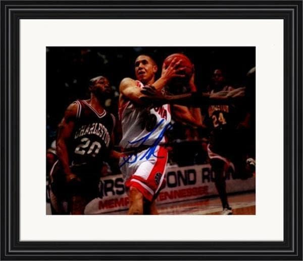 מייק ביבי חתימה 8x10 תמונה SC2 Matted & Framed - תמונות NBA עם חתימה