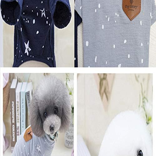 LRTL בגדי חיות מחמד פופולריים באביב וסתיו שני חולצת טריקו יפנית וקוריאנית עם אופנת כותנה טהורה בגדי כלבים נאים