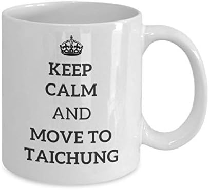 שמור על רגוע ועבר לכוס התה של טייצ'ונג מטייל עמית לעבודה חבר מתנה ספל נסיעות טייוואן נוכח