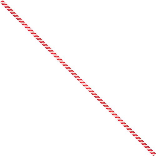 קשרי טוויסט נייר, 9 x 5/32, אדום/לבן, 2000/מקרה